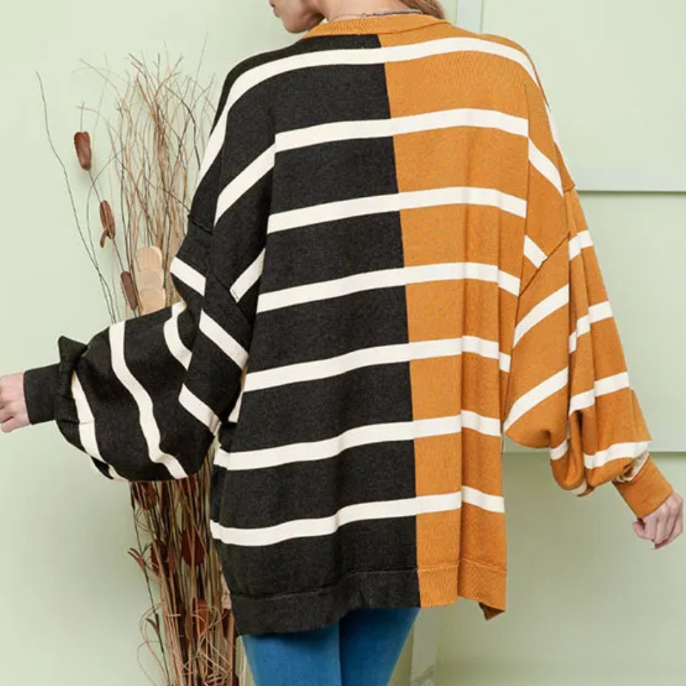 VICTORIA - Lightweight Striped Casual Summer Jumper for Women
