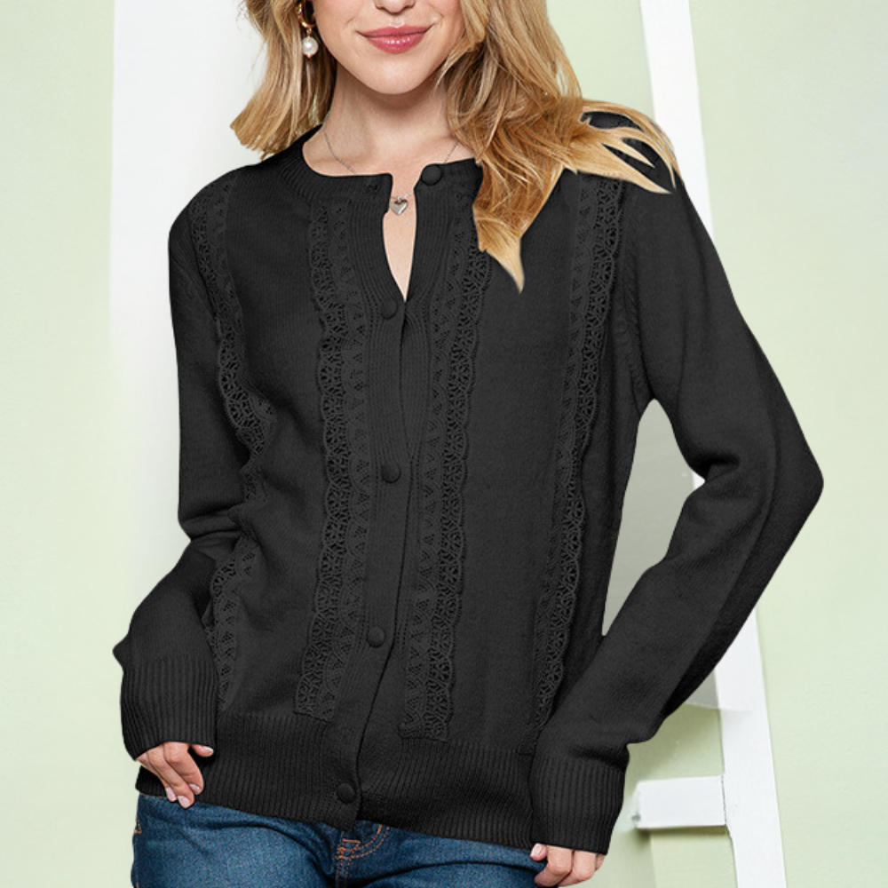 ANITA - Classic Knitted Summer Cardigan for Women