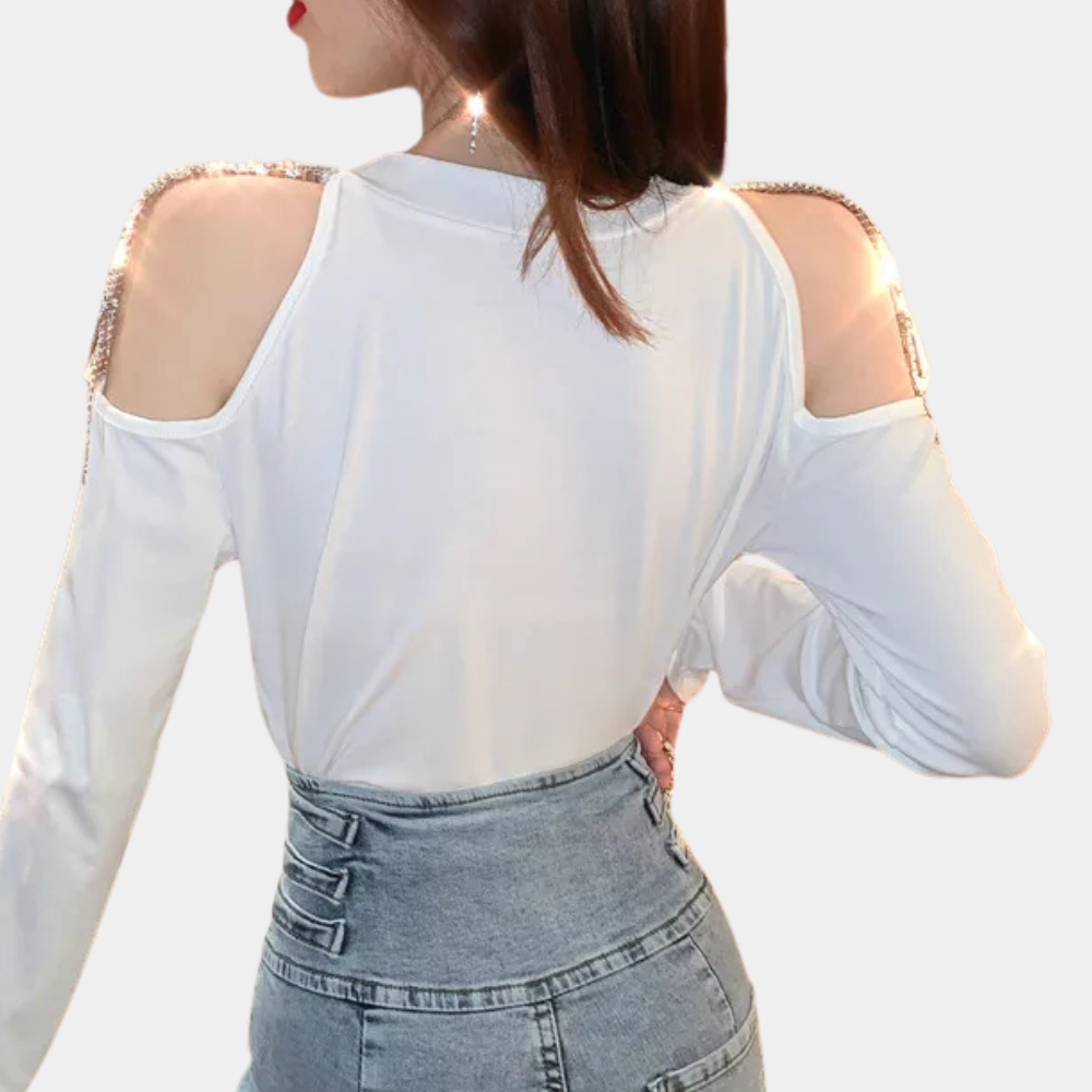 CELINA - Luxe Summer Shoulder Top for Women