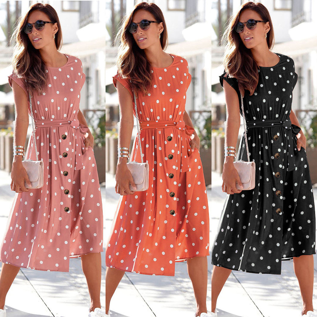BARBRO - Casual midi summer dress