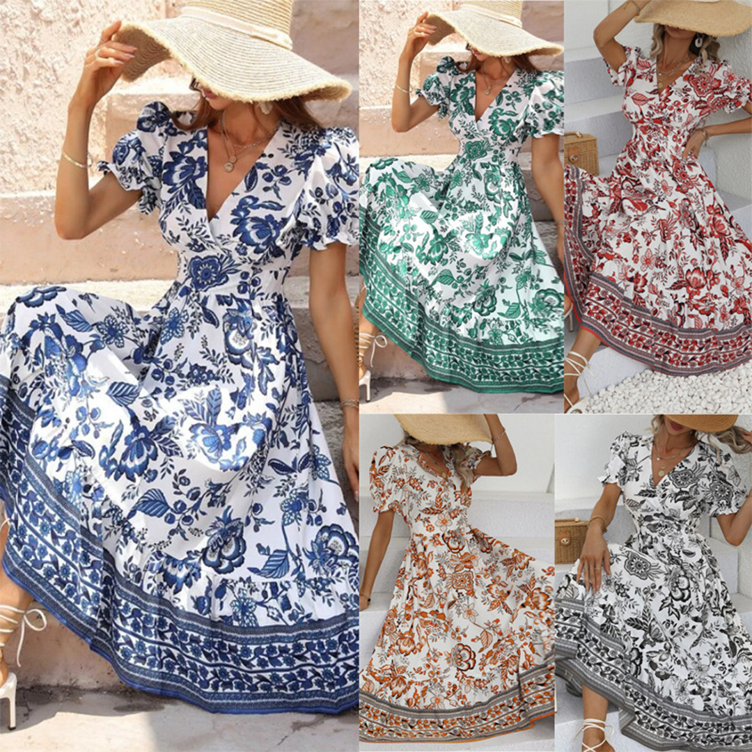 ALIANA - Elegant Summer Floral Dress