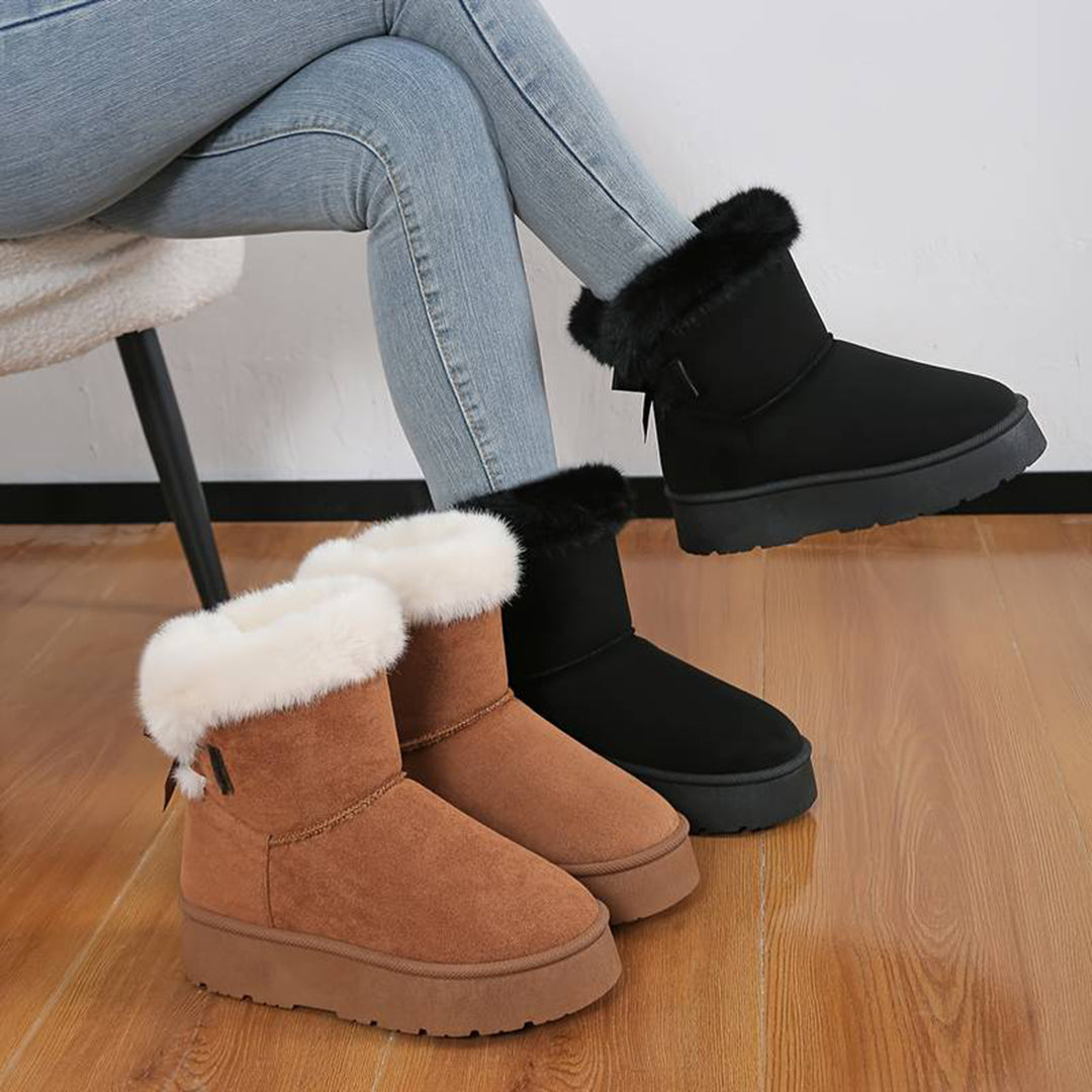 ZAARA - High Winter Boots with Thick Sole