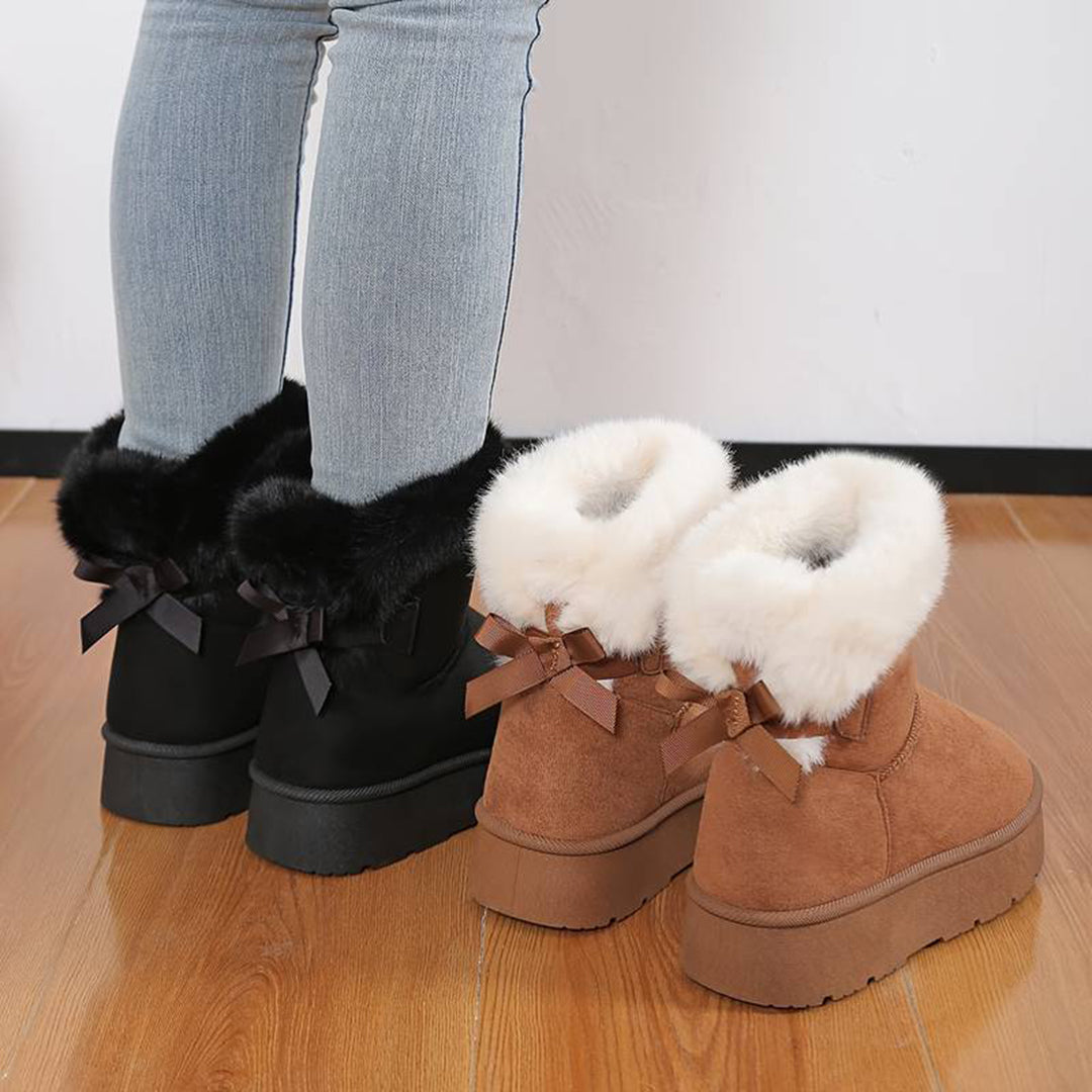 ZAARA - High Winter Boots with Thick Sole