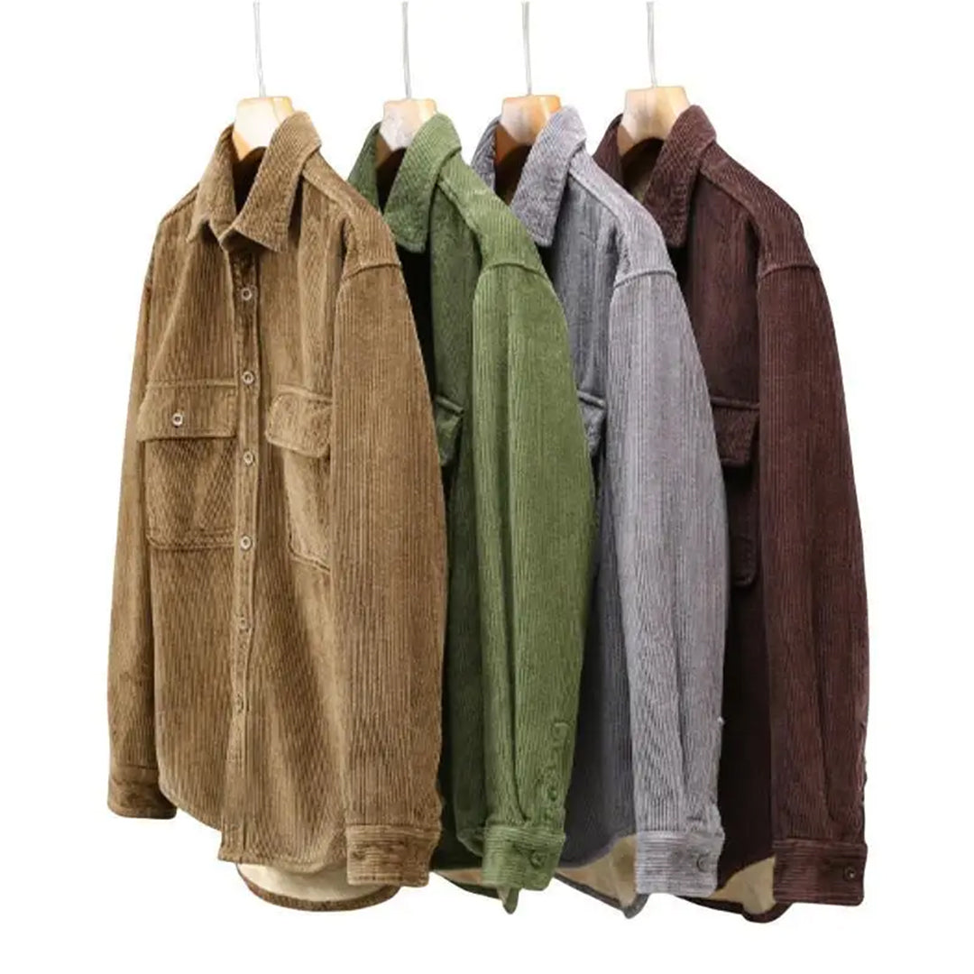 ABERNATHY - Lightweight Corduroy Summer Shirt for Men