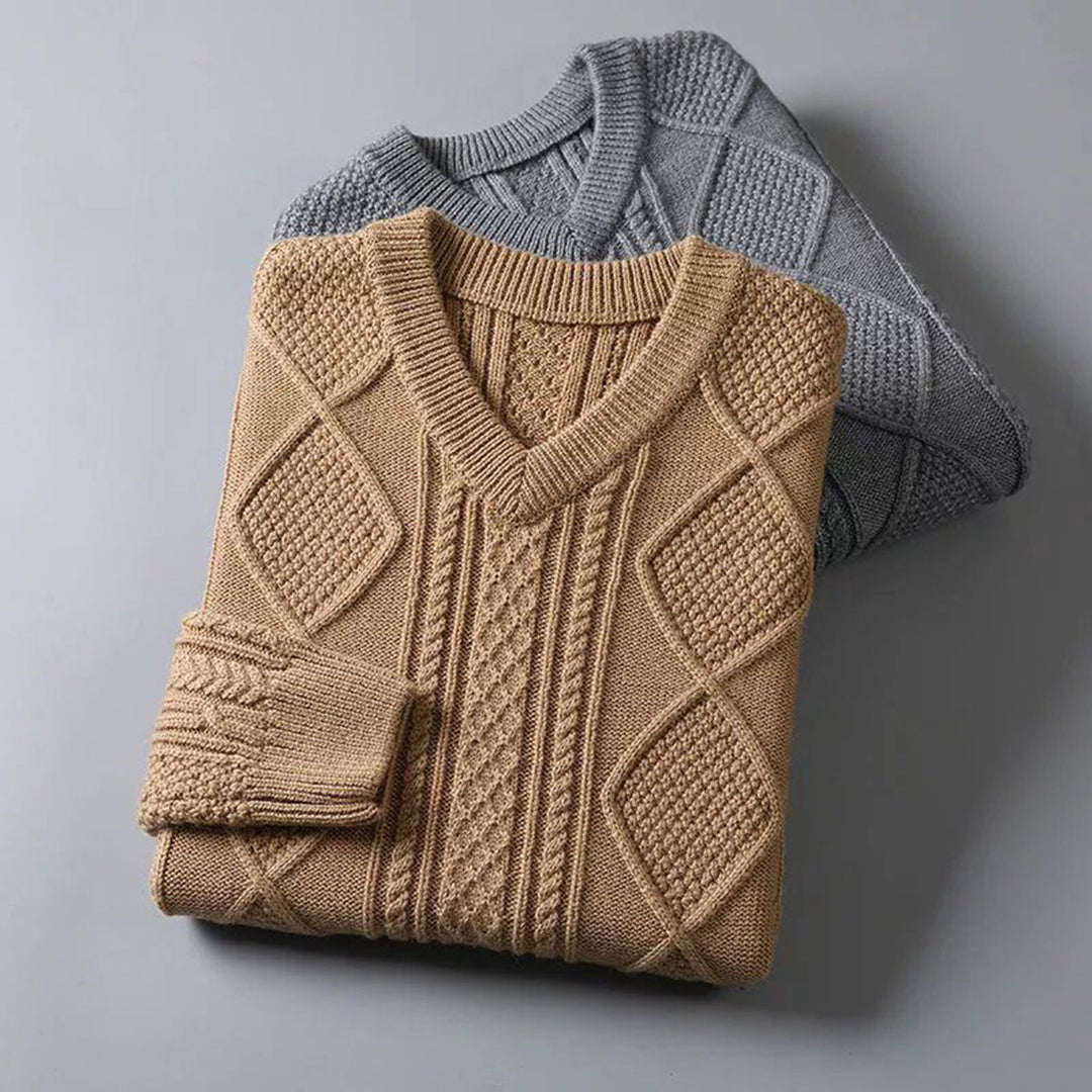 BENJAMIN - Lightweight knitted jumper for men, perfect for spring and summer