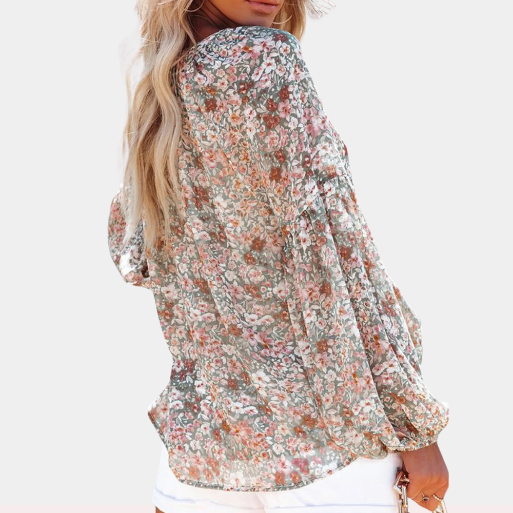 Amya - Ladies' Long Sleeve Blouse - Summer Style