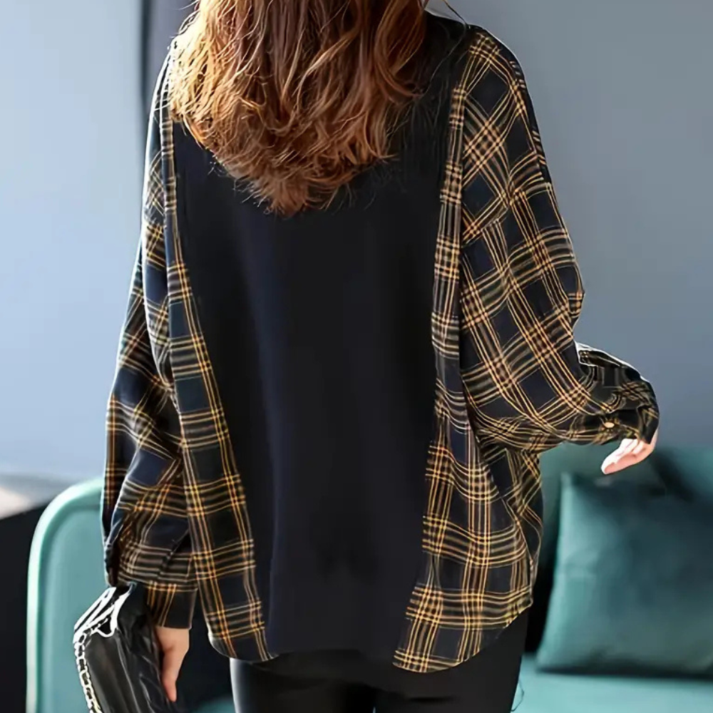 AMELY - Refined Summer Check Jumper for Women