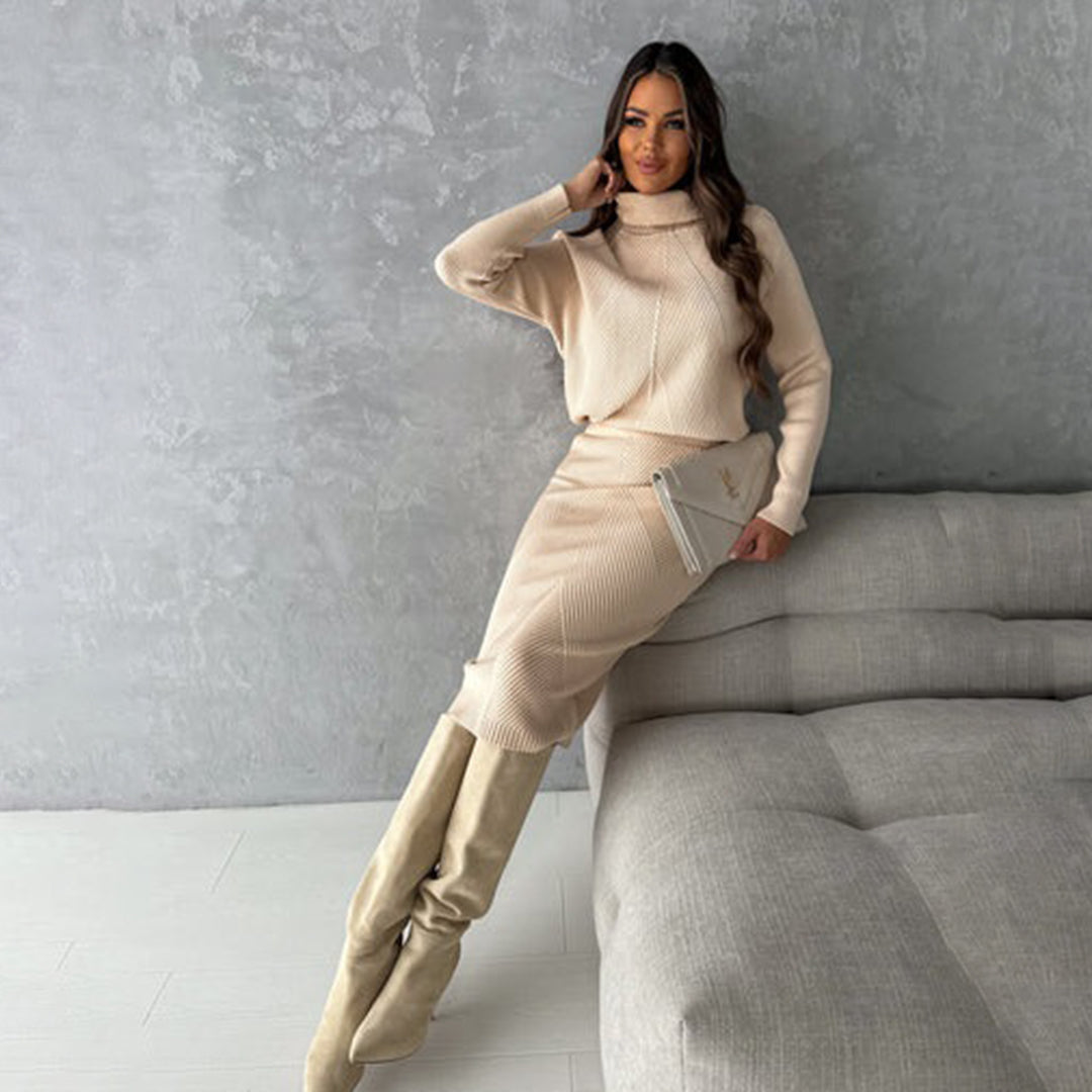ANGELA - Elegant Summer Sweater and Skirt Set