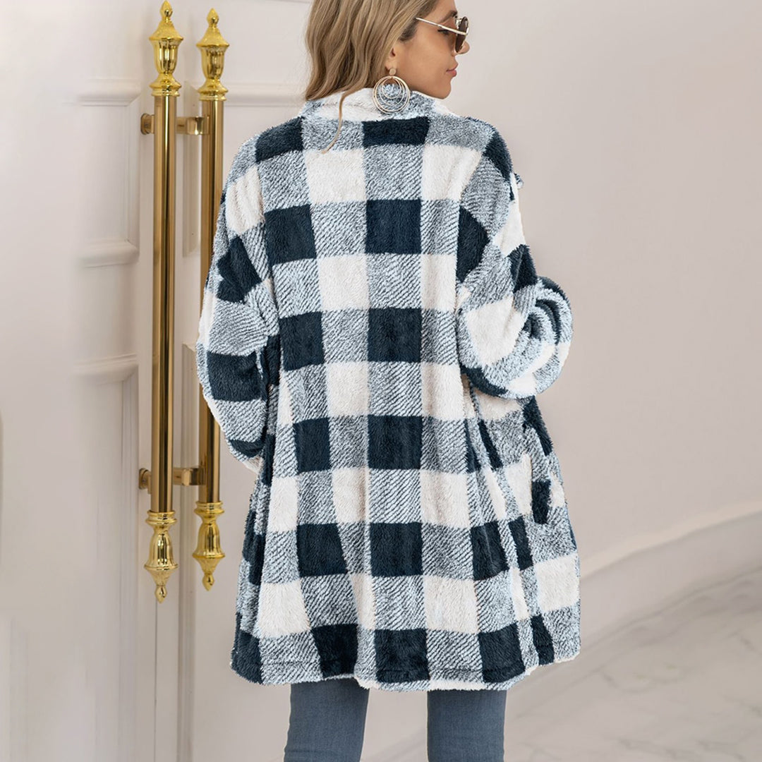 VIALI - Comfortable Checked Summer Jacket