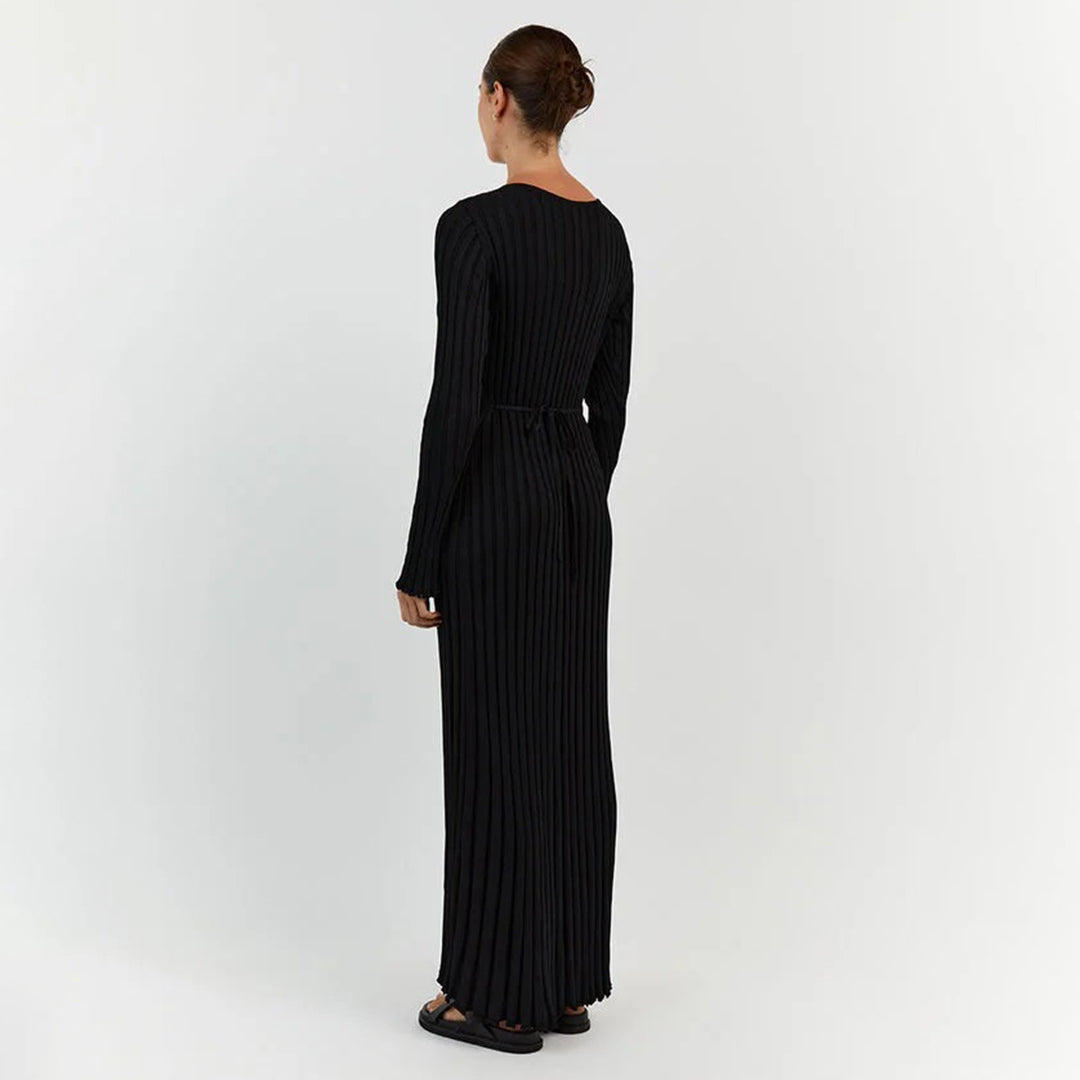 ABIGAIL - Airy knitted maxi summer dress