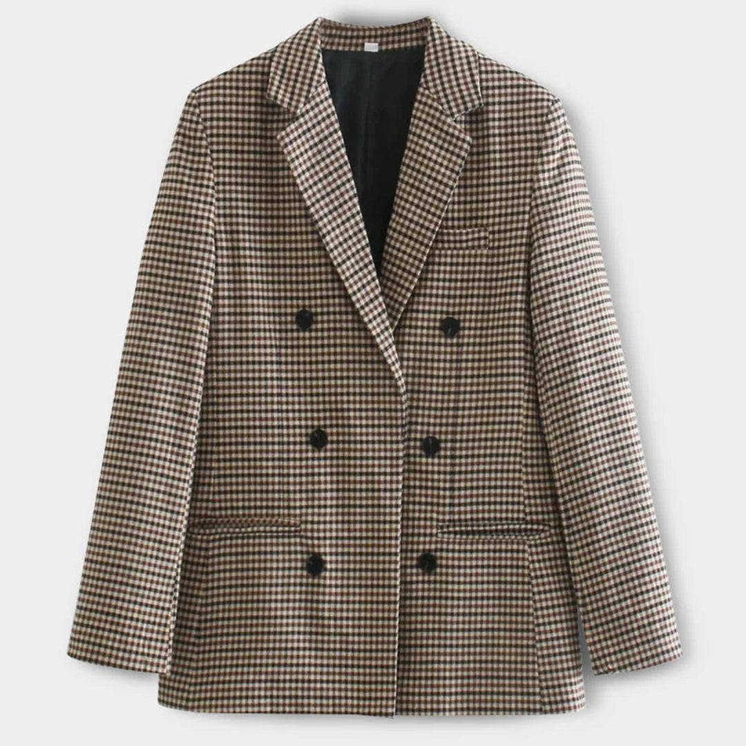 BLAZENKA - Summer blazers with double-breasted buttons