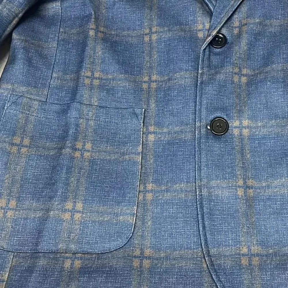 ZOLTAN - Lightweight Checked Summer Blazer for Men