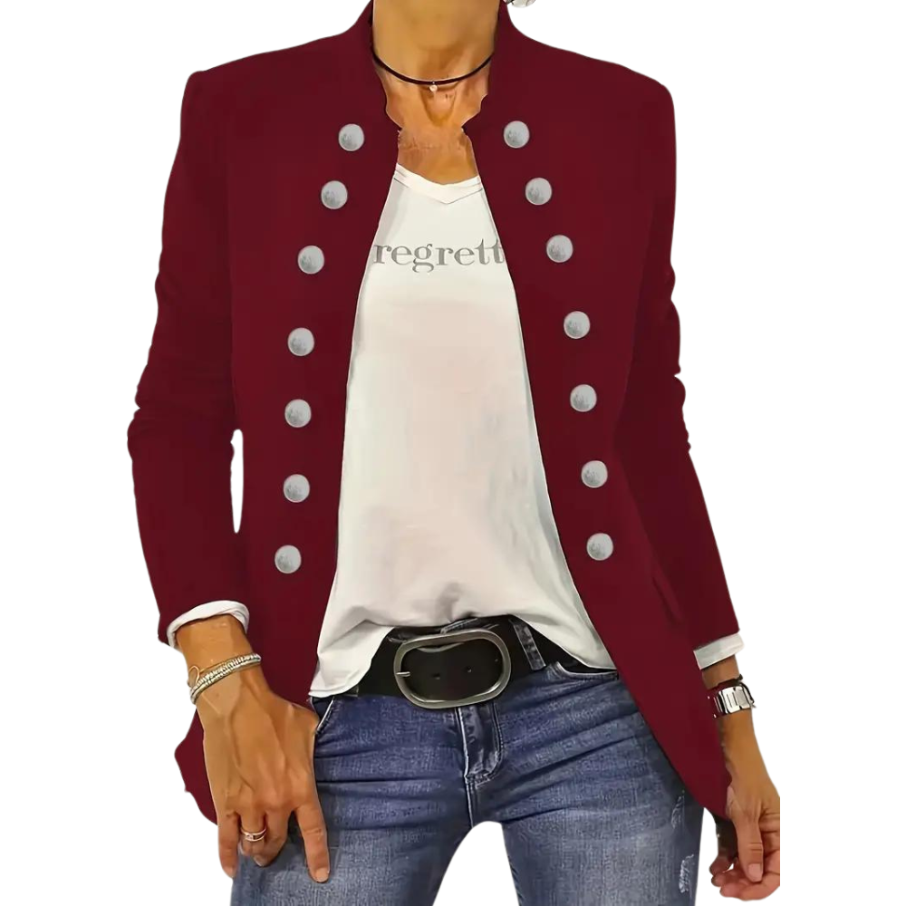 ARJA - Spring/Summer Casual Blazer for Women with Front Buttons