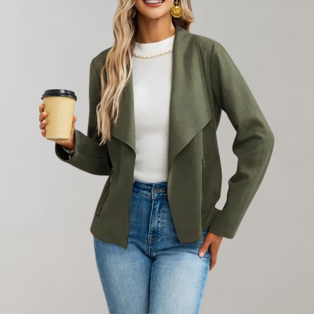 Maiuc - Stylish Suede Women's Jacket for Summer