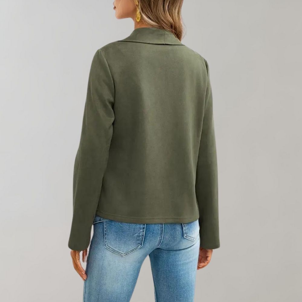 Maiuc - Stylish Suede Women's Jacket for Summer
