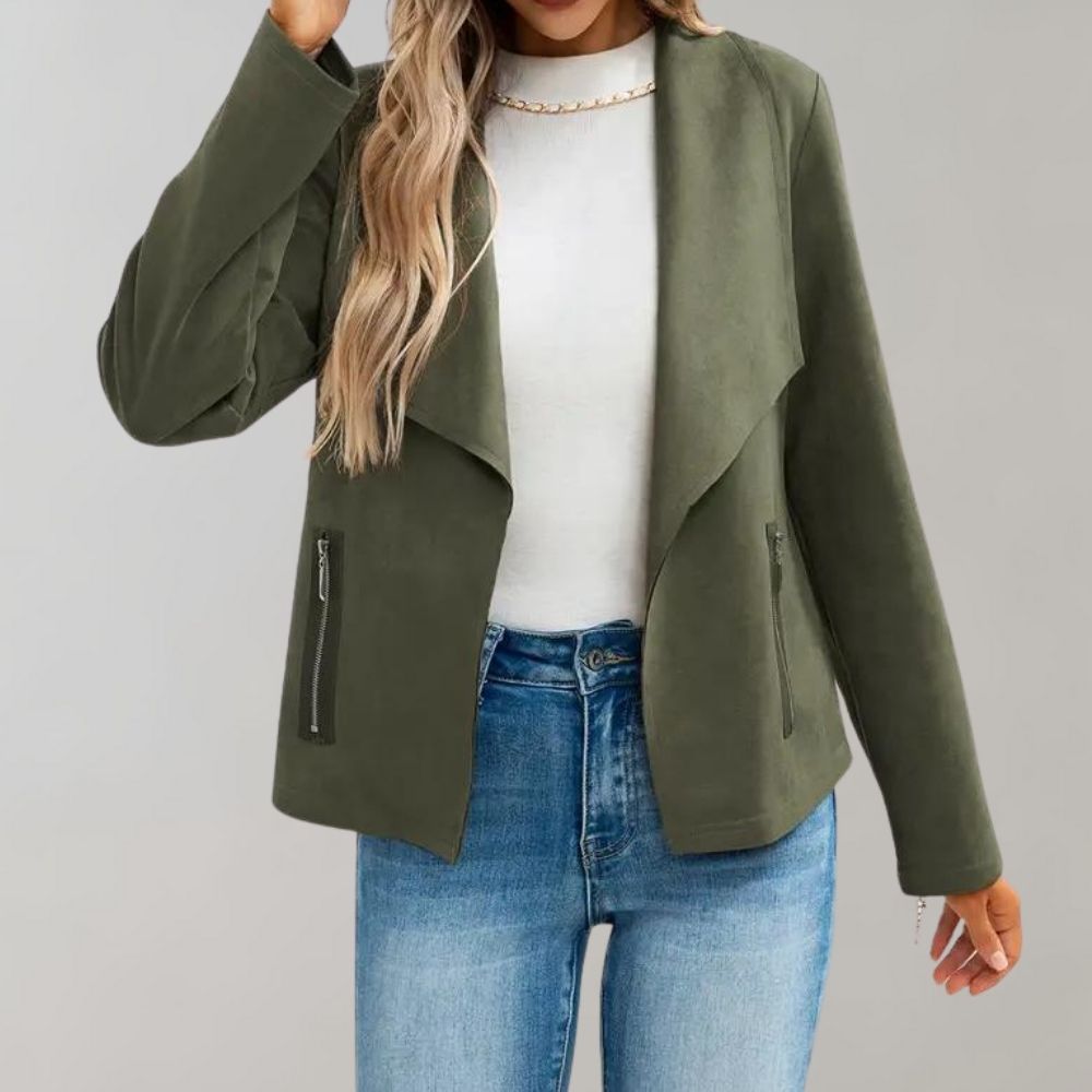 Maiuc - Stylish Suede Women's Jacket for Summer