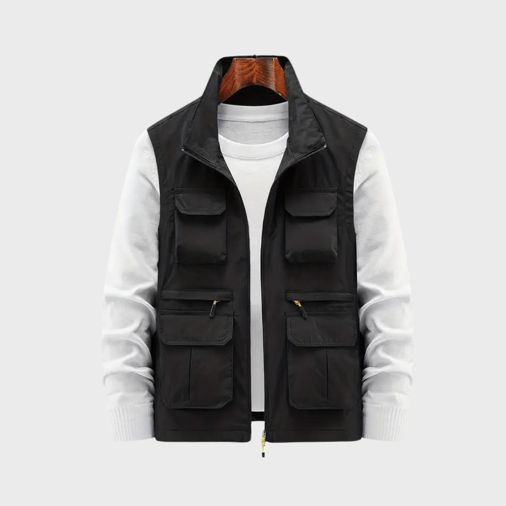 Toke - Summer Gilet for Men with Multiple Zip Pockets
