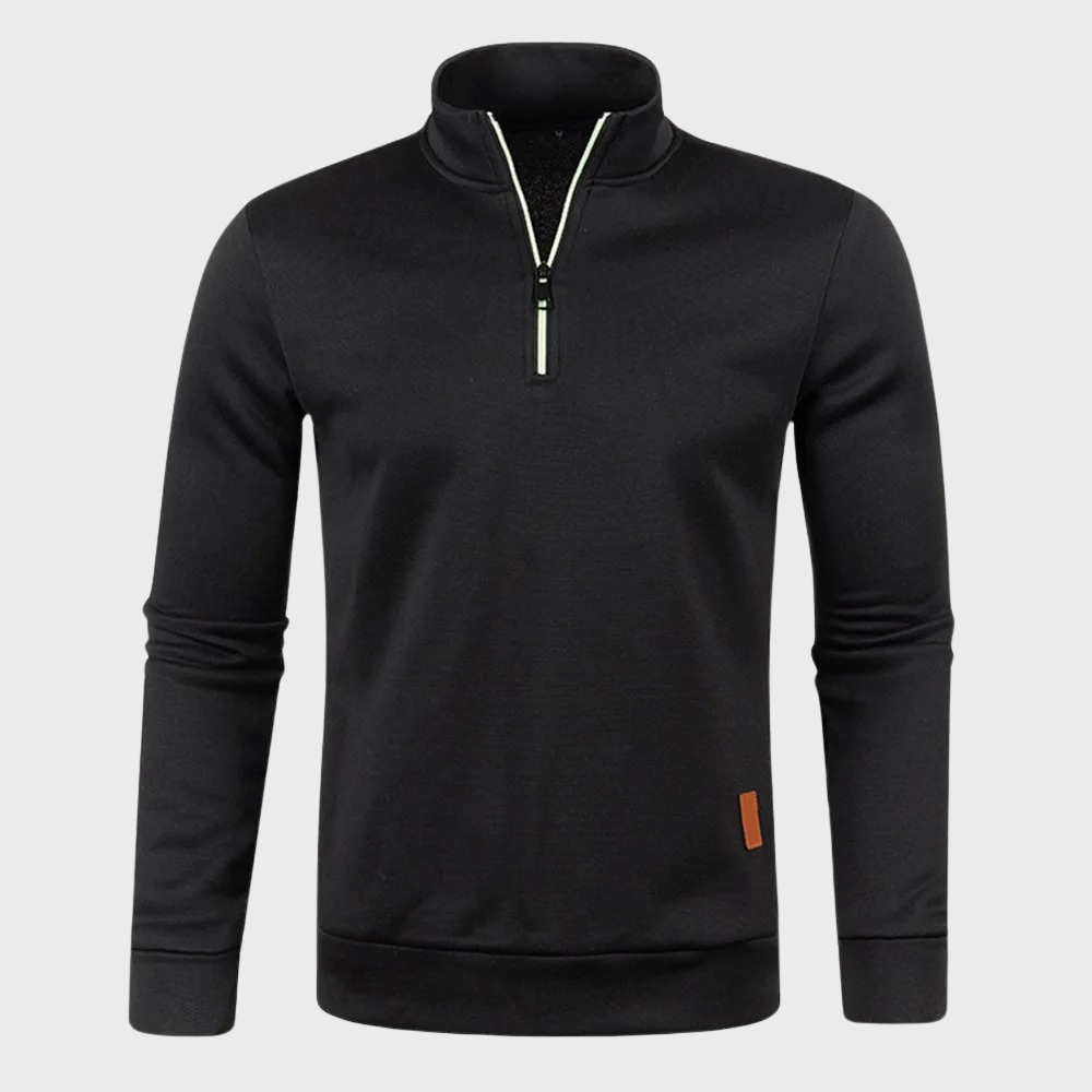 Torsten - Men's Summer Jumper with Zip