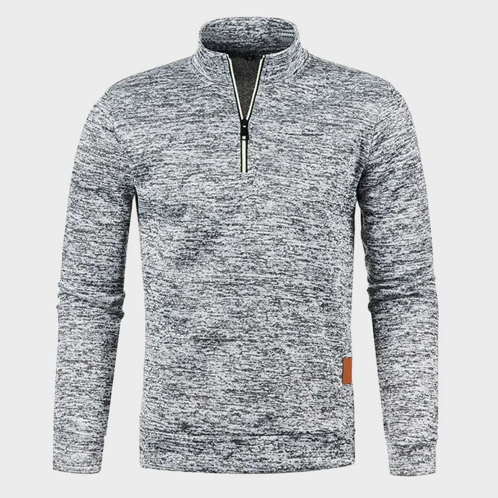 Torsten - Men's Summer Jumper with Zip