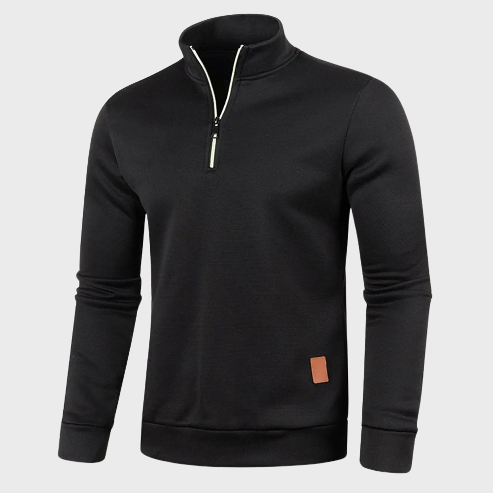 Torsten - Men's Summer Jumper with Zip