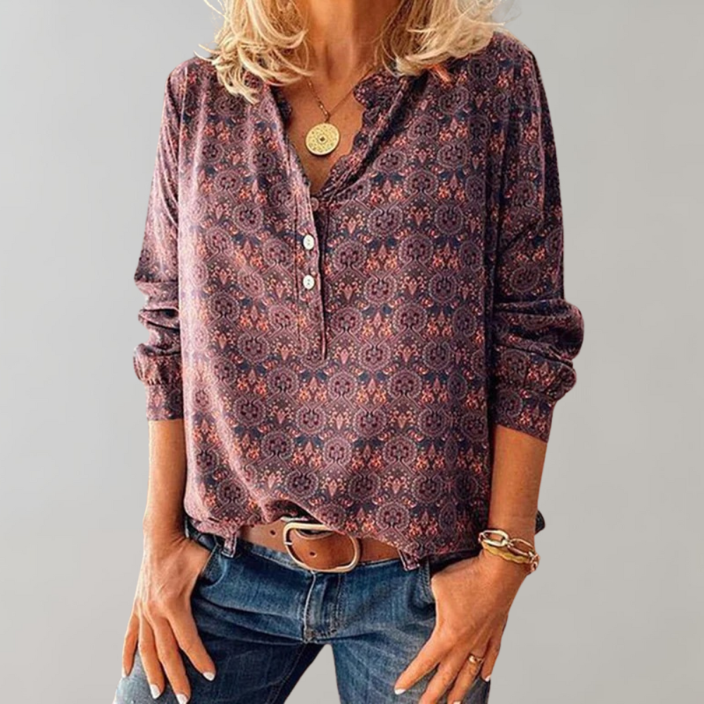 Amalie - Vintage ladies' blouse for summer