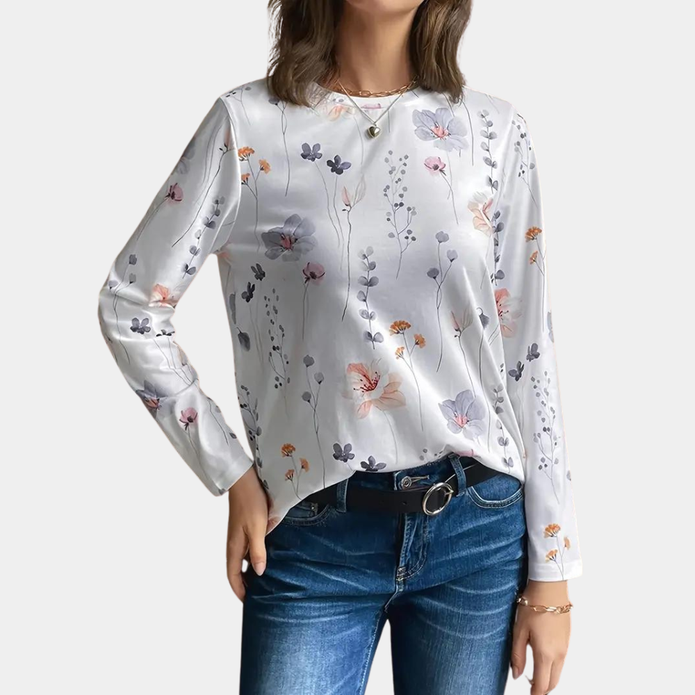 Brynhild - Summer Floral Ladies' Blouse