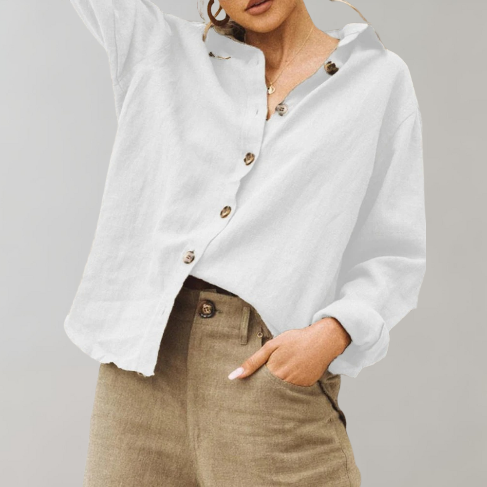 Celine - Lightweight Summer Casual Women's Blouse