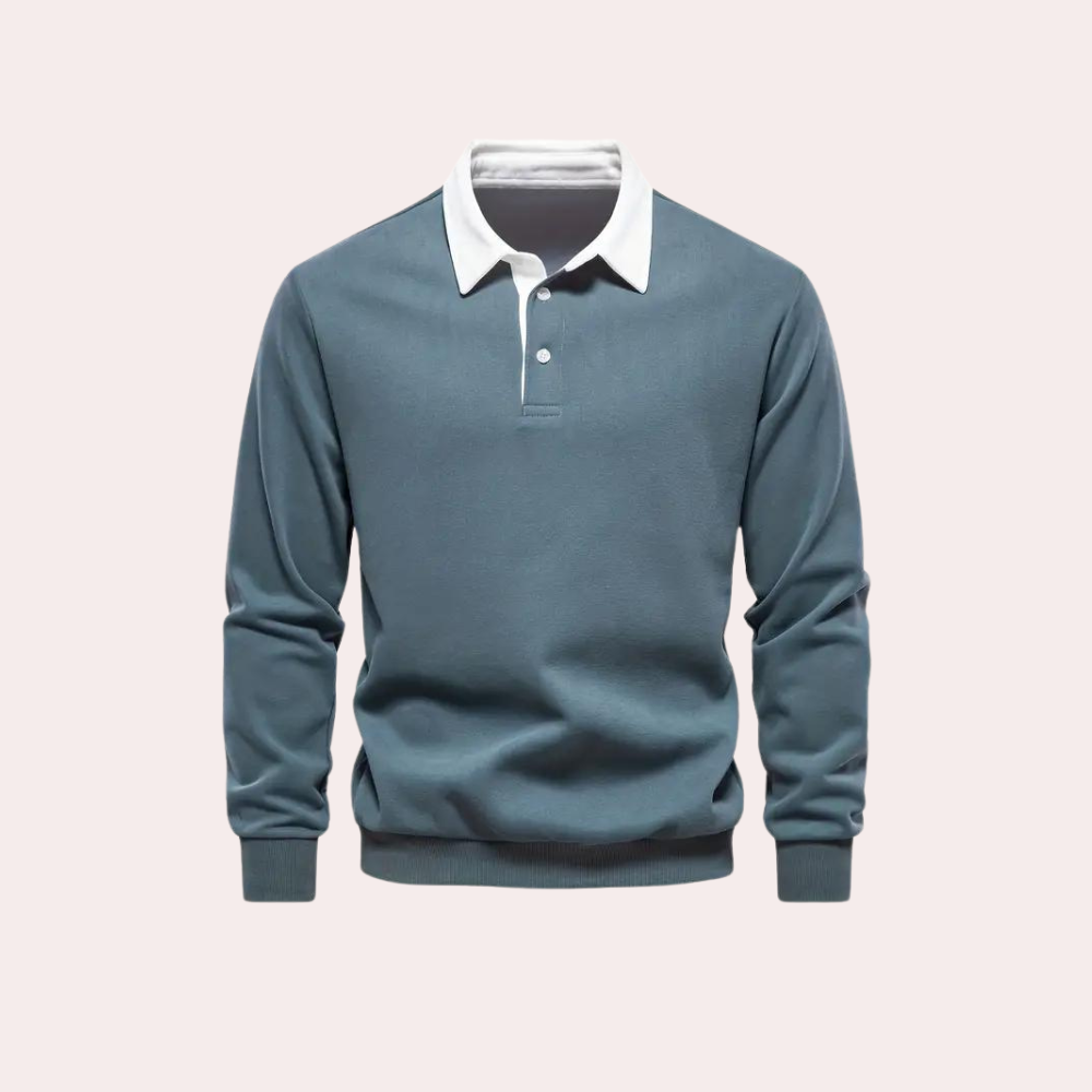 Sverre - Casual men's shirt with long sleeves for summer