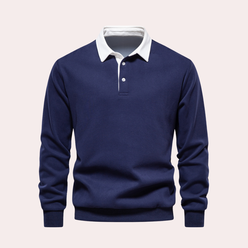 Sverre - Casual men's shirt with long sleeves for summer