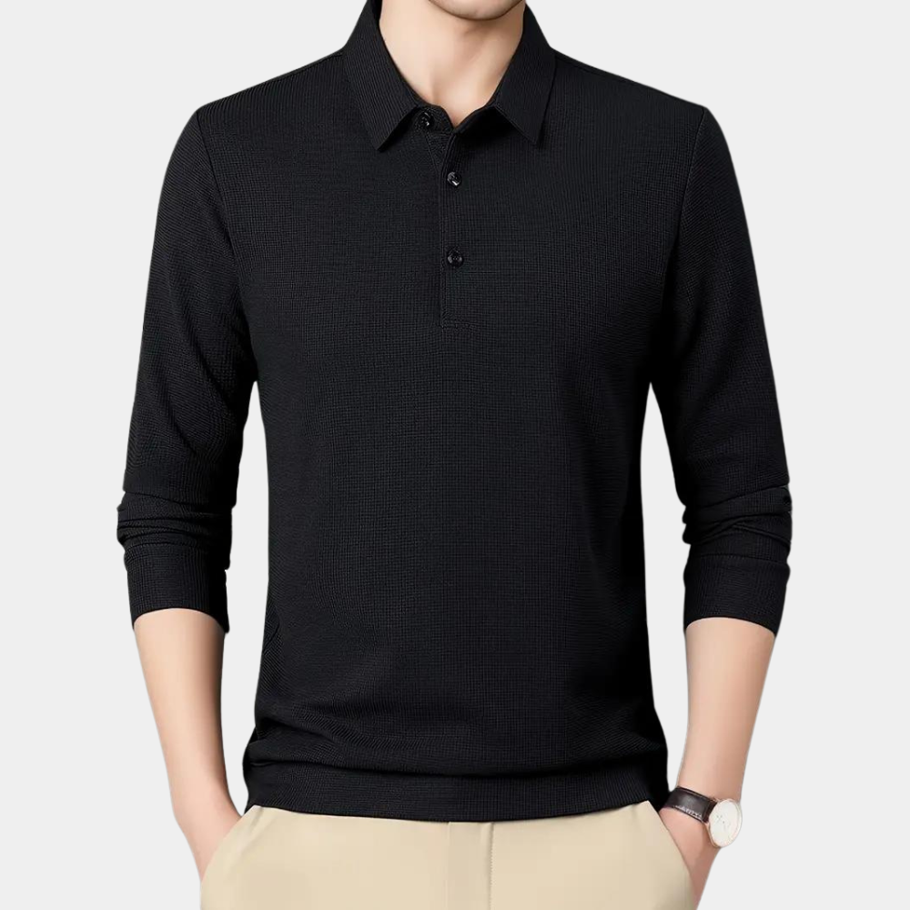 Terje - Casual men's long-sleeve shirt for summer