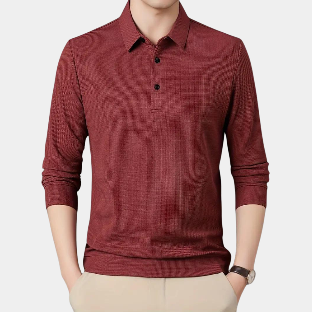 Terje - Casual men's long-sleeve shirt for summer