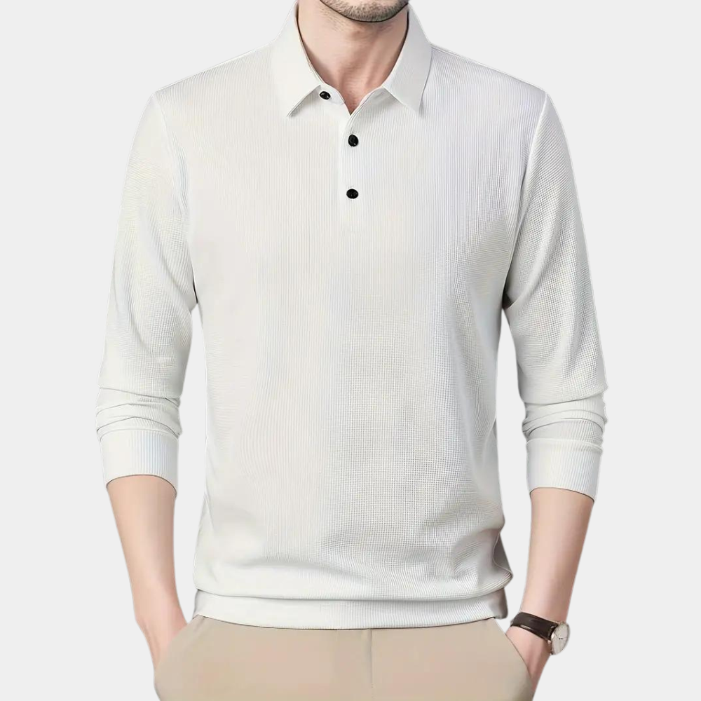 Terje - Casual men's long-sleeve shirt for summer