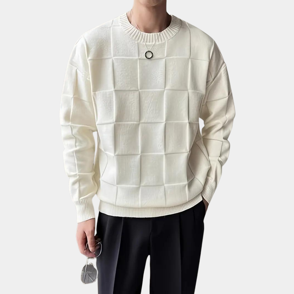 Bayless - Casual knitted light summer men's sweater