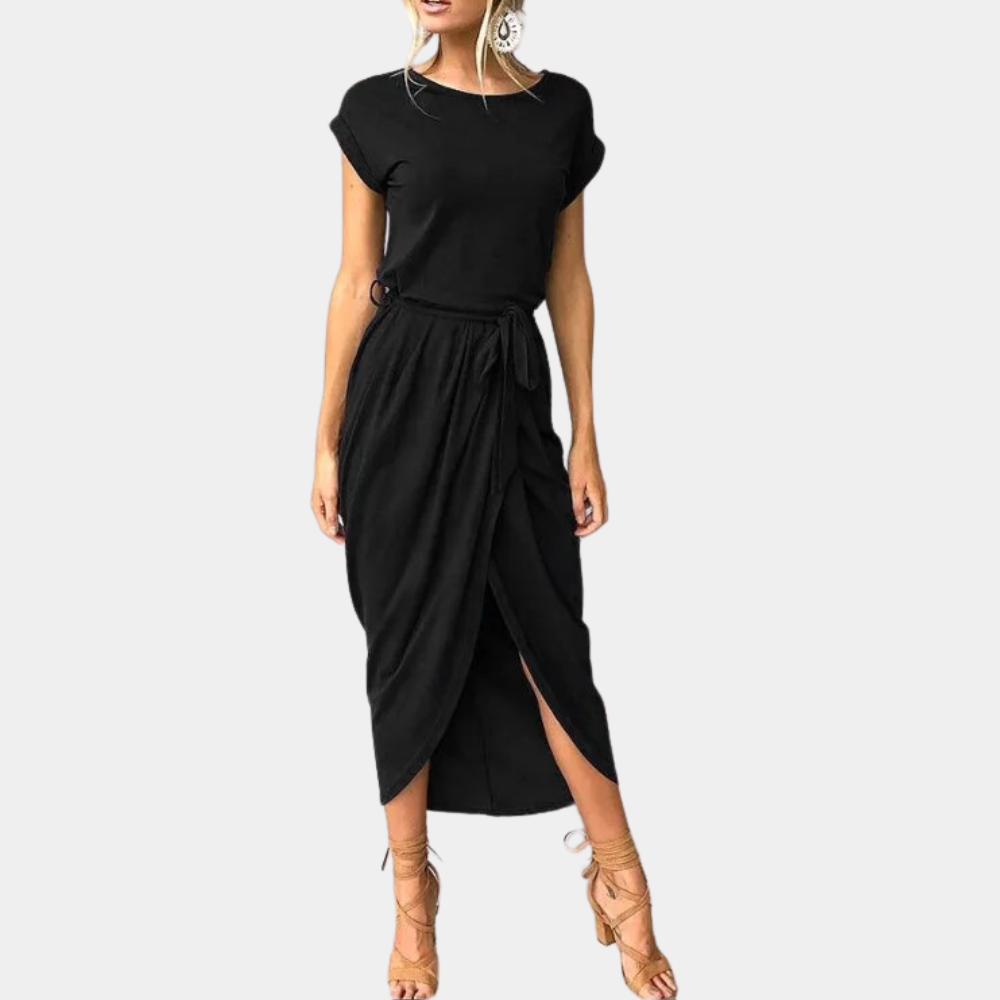 Augustine - Lightweight summer dress for women with short sleeves