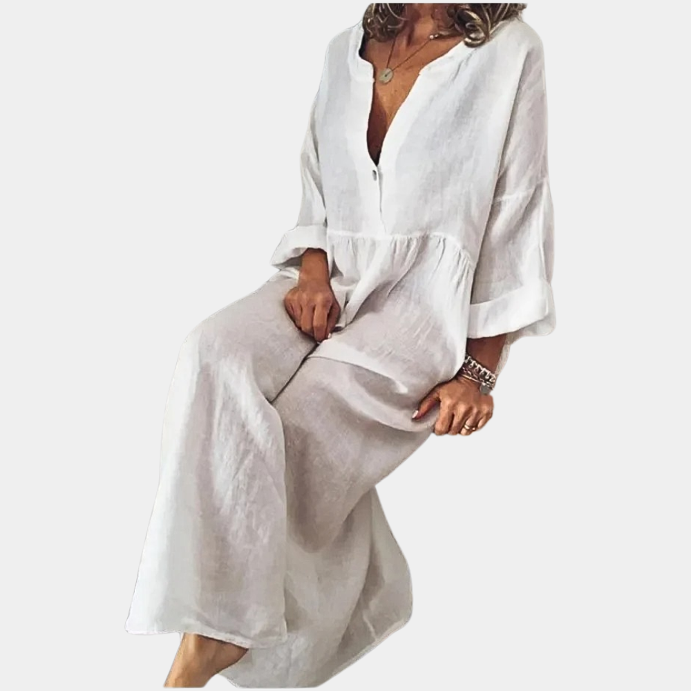 Bijou - Casual plain ladies' dress for summer