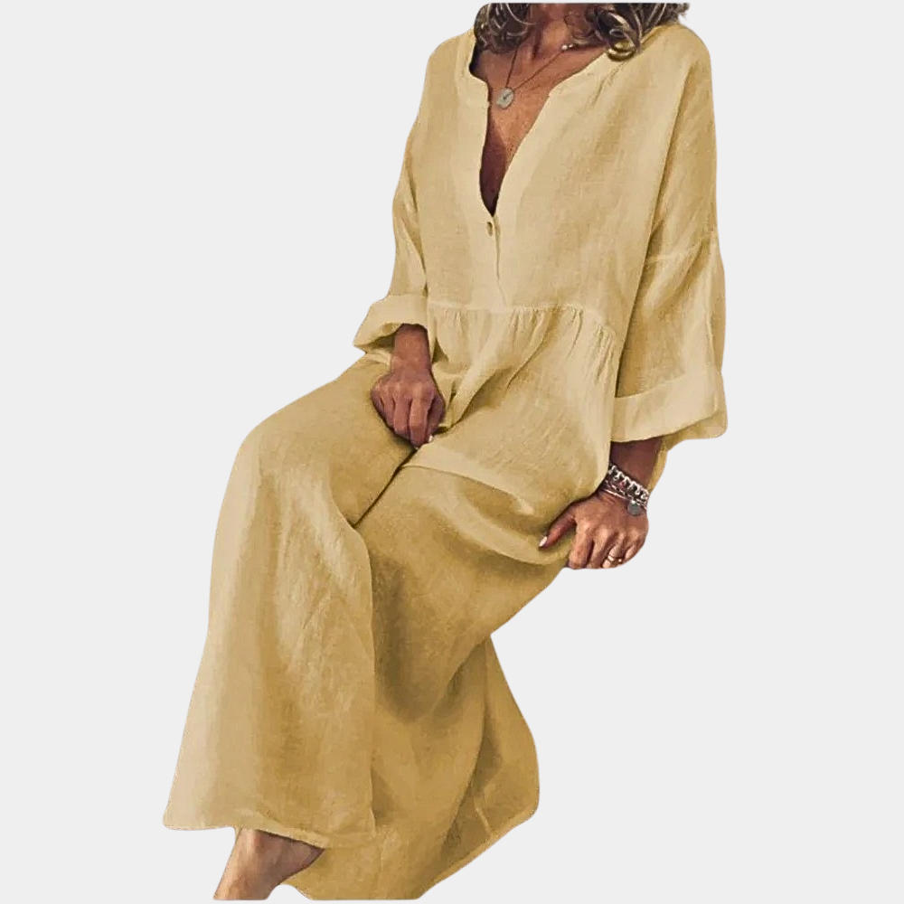 Bijou - Casual plain ladies' dress for summer
