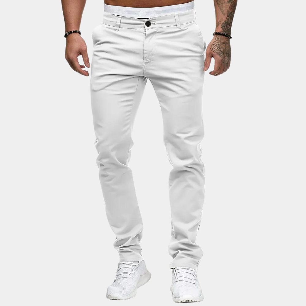William - Casual men's trousers for summer