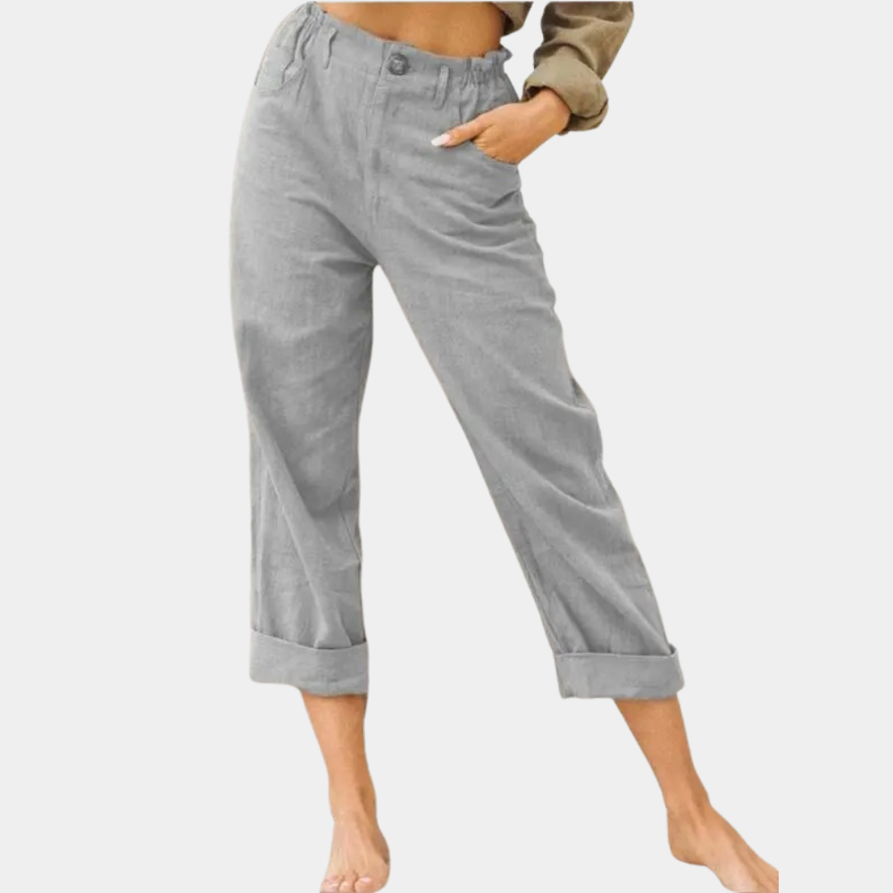 Alisa - Light and Airy Summer Casual Women's Trousers