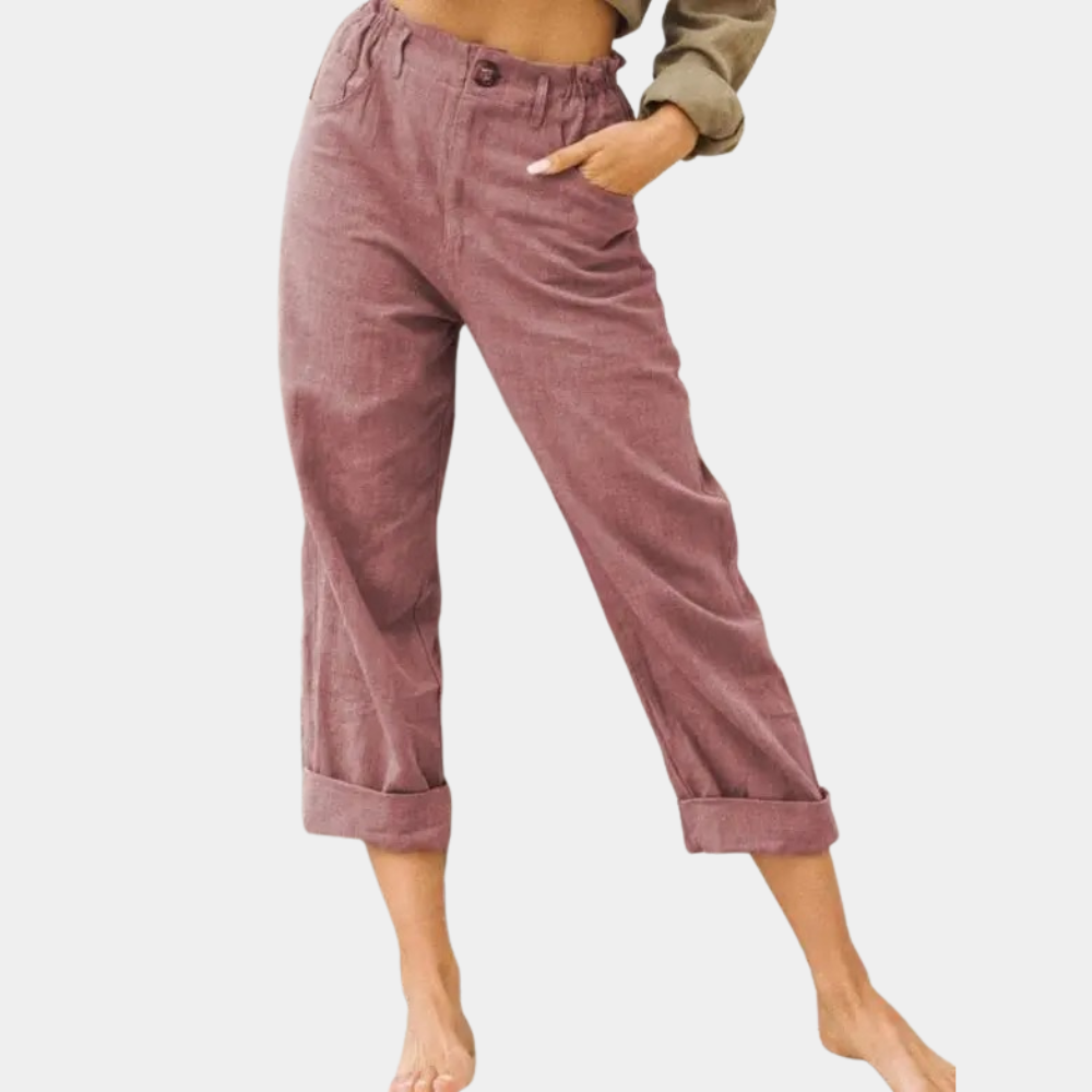 Alisa - Light and Airy Summer Casual Women's Trousers