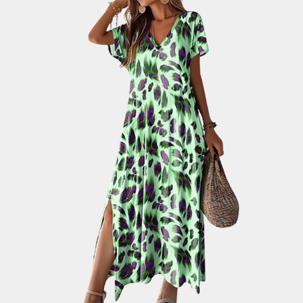 Yvonne - Airy Summer Dress for Women with Split