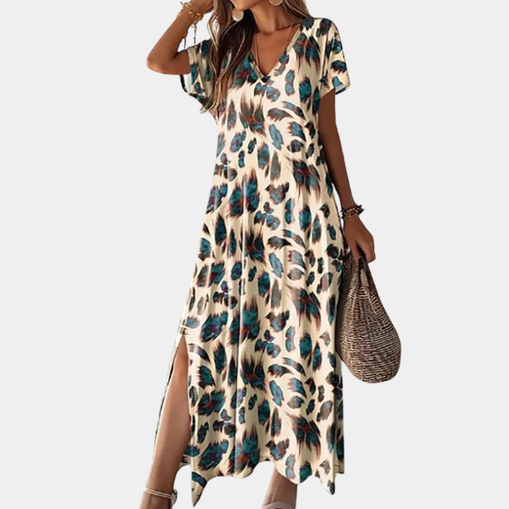 Yvonne - Airy Summer Dress for Women with Split