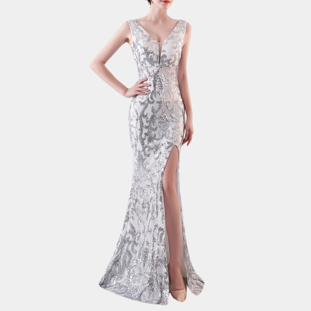 Vien - Luxurious Ladies' Dress with Lace for Summer