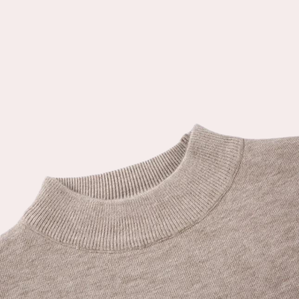 Beau - Casual roll-neck jumper for men