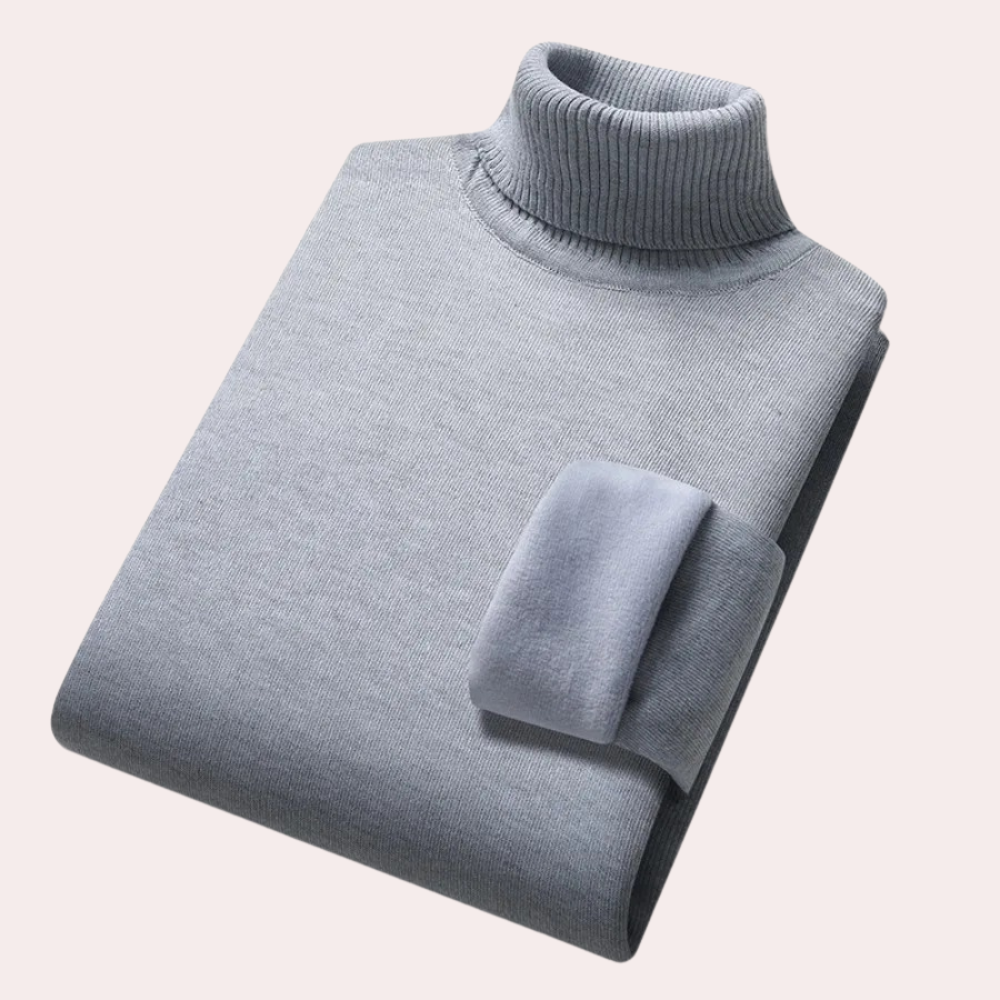 Beau - Casual roll-neck jumper for men