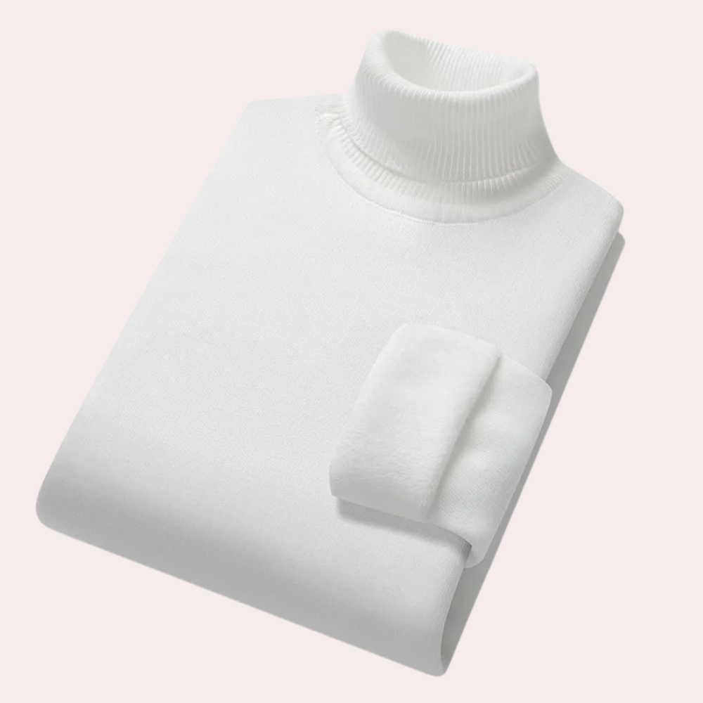 Beau - Casual roll-neck jumper for men