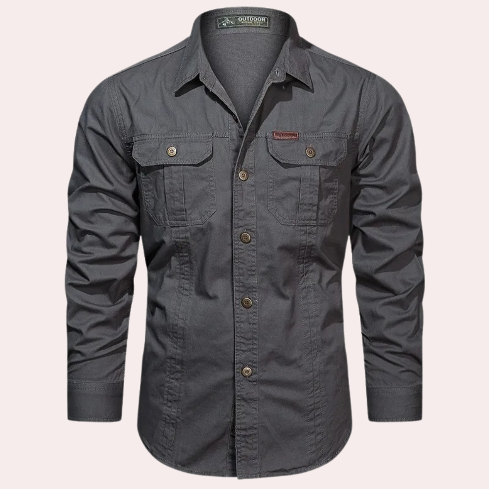 Barbeau - Casual summer outdoor shirt for men