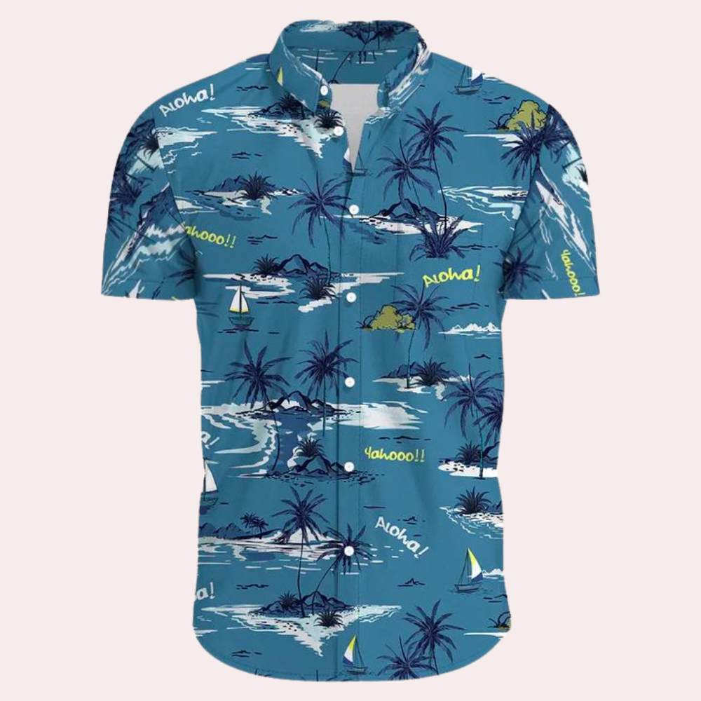 Andre - Colourful and trendy Hawaiian shirt for men for summer