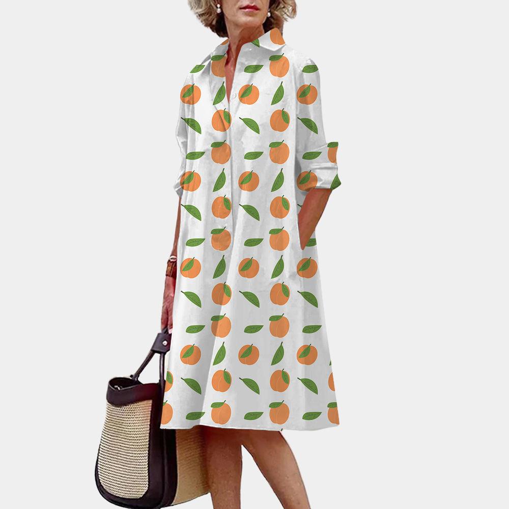 Anastasia - Elegant Ladies' Shirt Dress for Summer