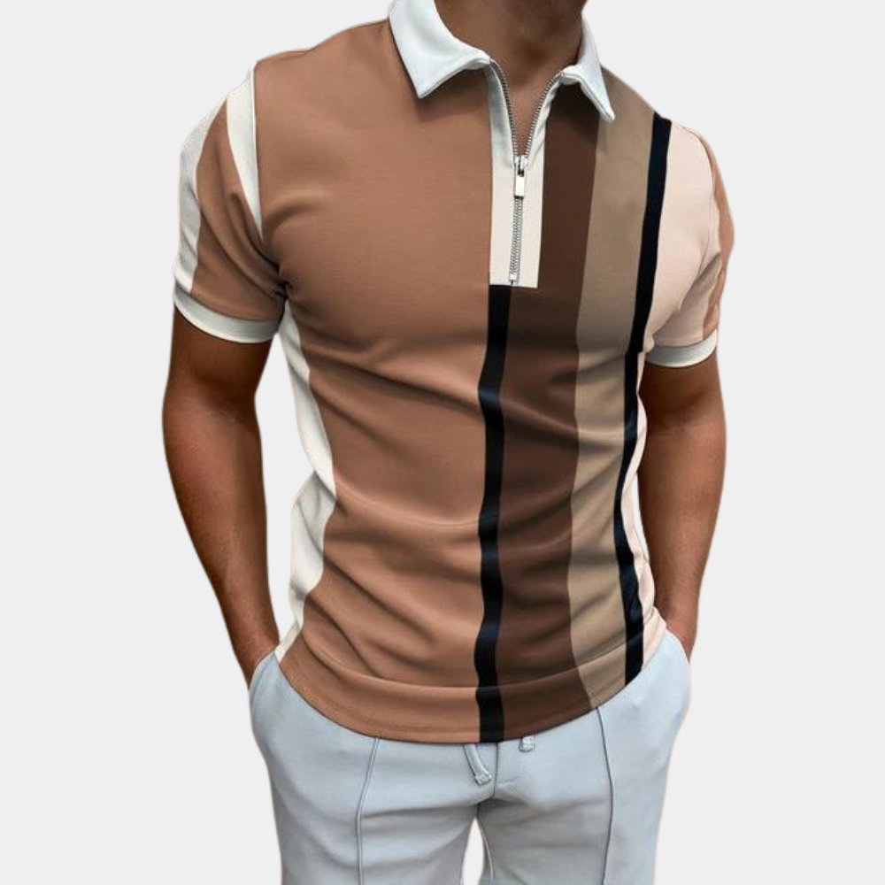 Yacine - Modern men's polo shirt for summer