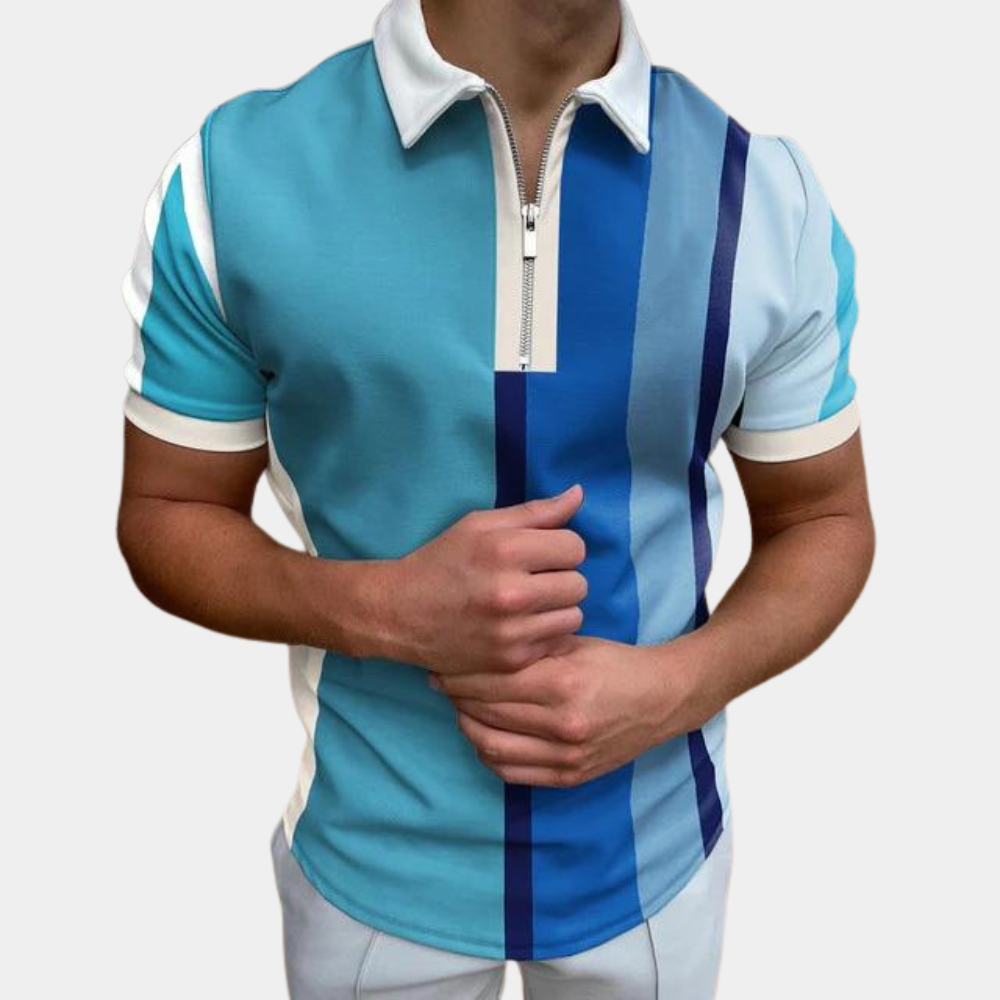 Yacine - Modern men's polo shirt for summer